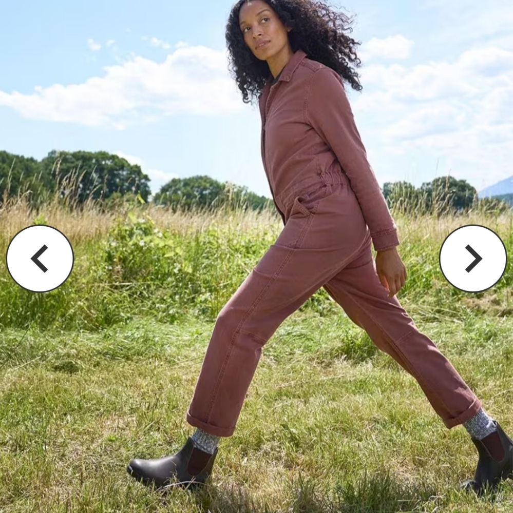 Faherty Overland Twill Jumpsuit